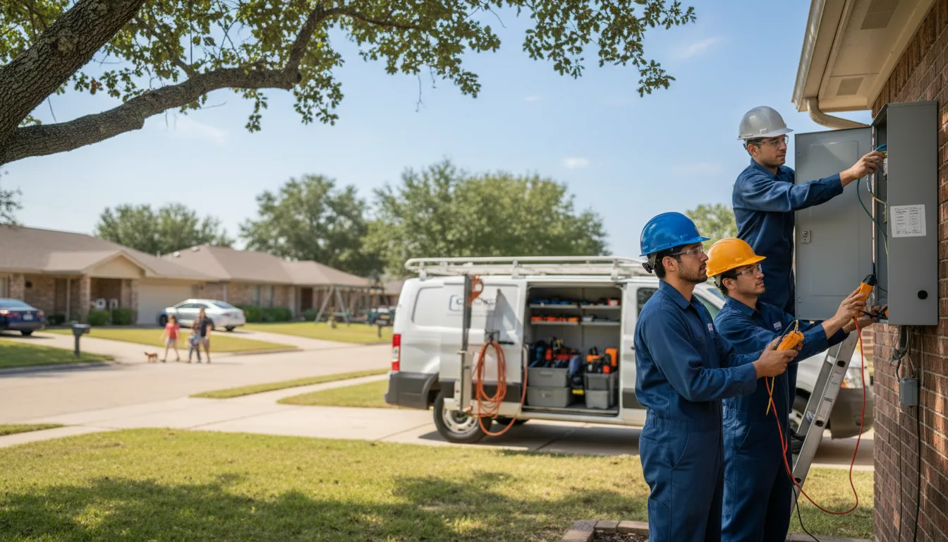 Certified electrician providing emergency electrical services in Evansville, AR